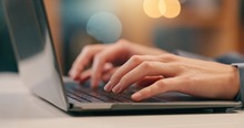 Typing on a computer keypad
