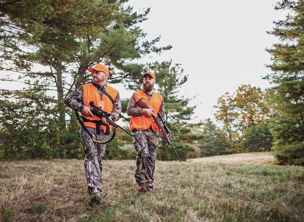 two male hunters