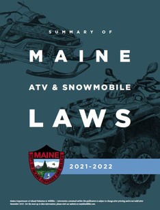 2021 2022 ATV snowmobile law book cover