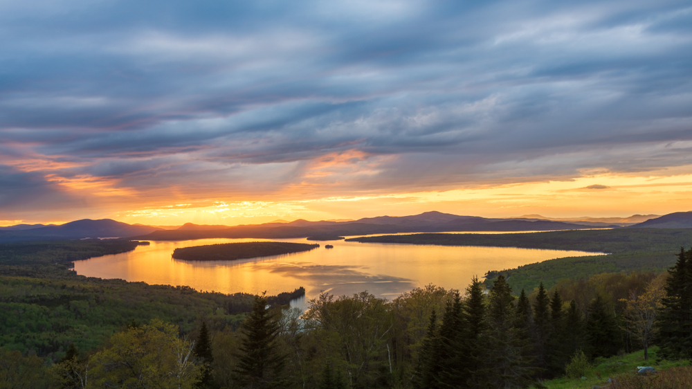 Height of Lands Overlook, Mooselookmeguntic Lake