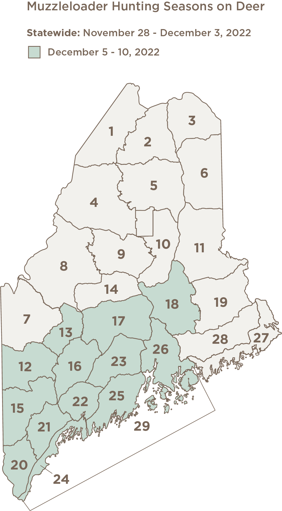 Muzzleloader Hunting Regions