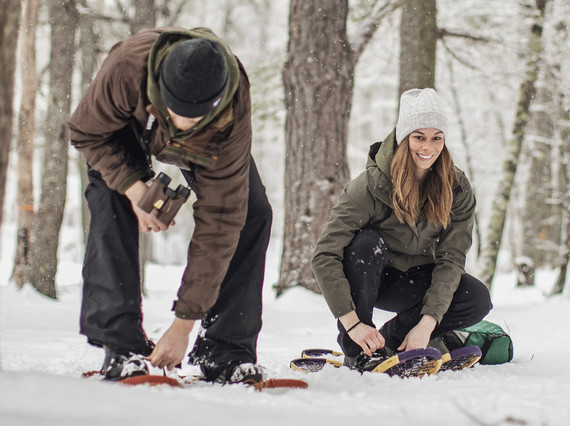 snowshoeing