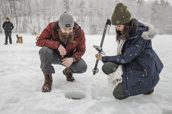 ice fishing