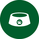 dog food bowl icon