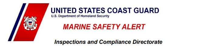 United States Coast Guard Marine Safety Alert Inspections and Compliance Directorate