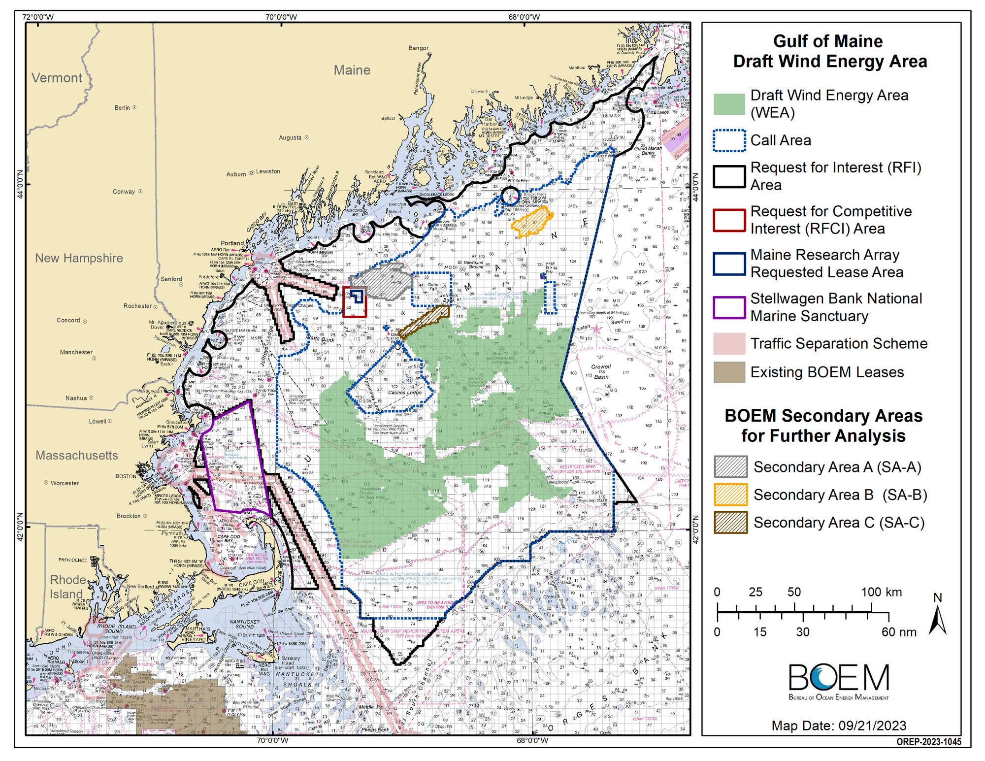 Draft WEA with Secondary Areas for Consideration