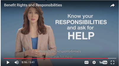 Video: Unemployment Benefits - Rights and Responsibilities. Know your responsibilities and ask for help.