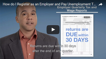 How do I register as an employer and pay unemployment taxes?
