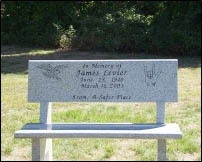 James Levier Memorial Bench