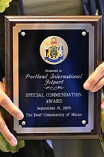 Pictured: Special Commendation Award for the Portland International Jetport