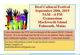 Deaf Culture Festival Advertisement