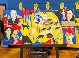 This is a picture of a mural