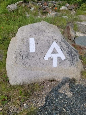This is an image of an Appalachian Trail marker