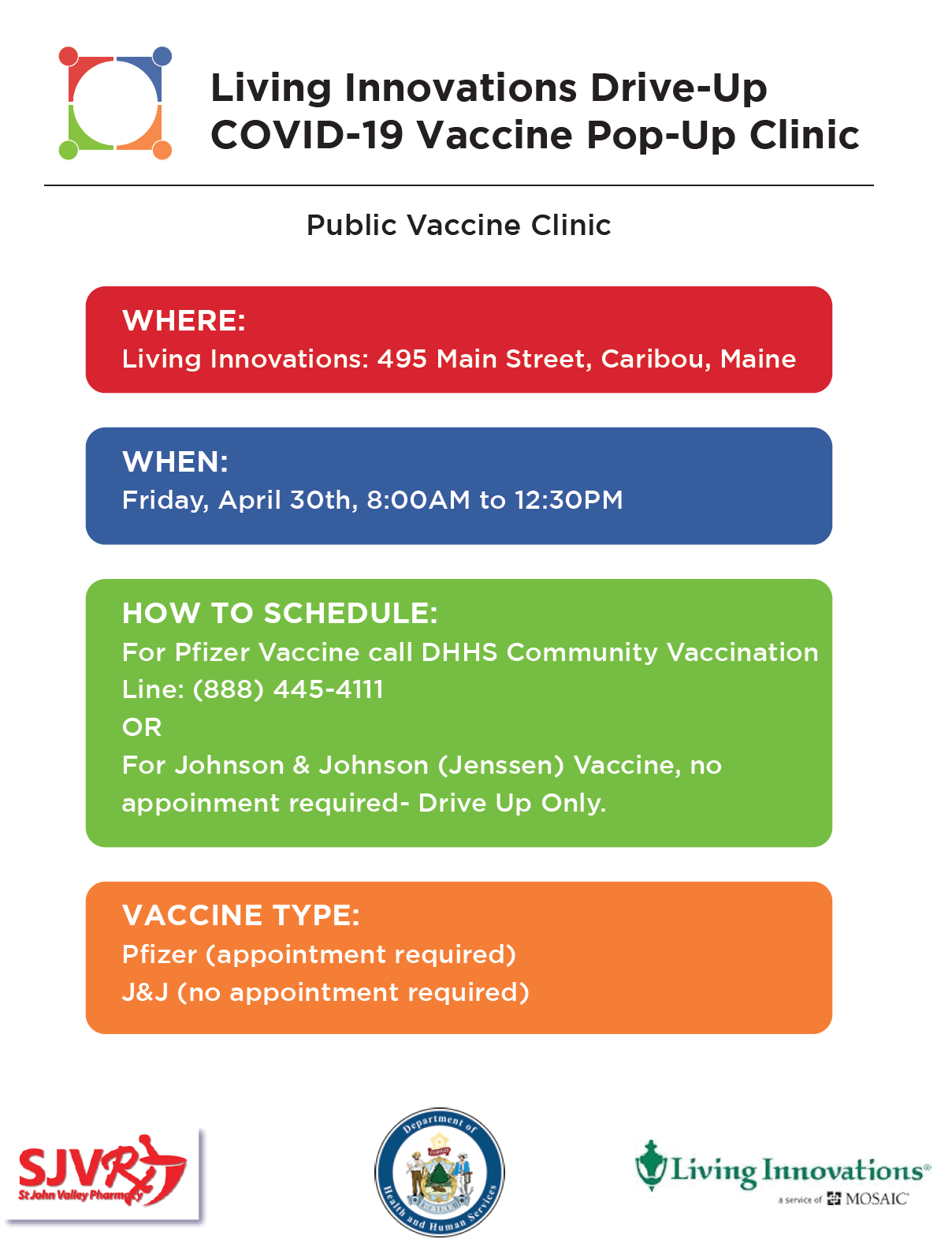 Living Innovations Vaccine Clinic 