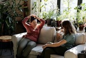 Couple with Plants