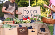 Picture of a farmers' market