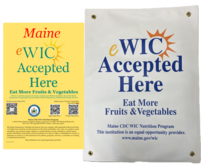 Posters that read "WIC Accepted Here"