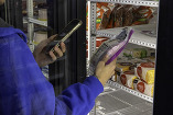 Person buying cheese