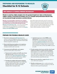 k-12 checklist