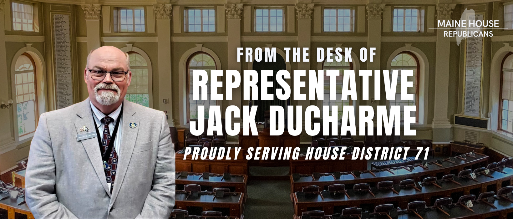 eNews Update from Rep. Jack Ducharme