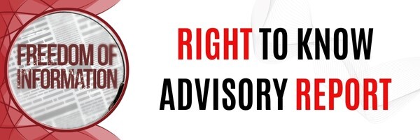 Right to Know Advisory