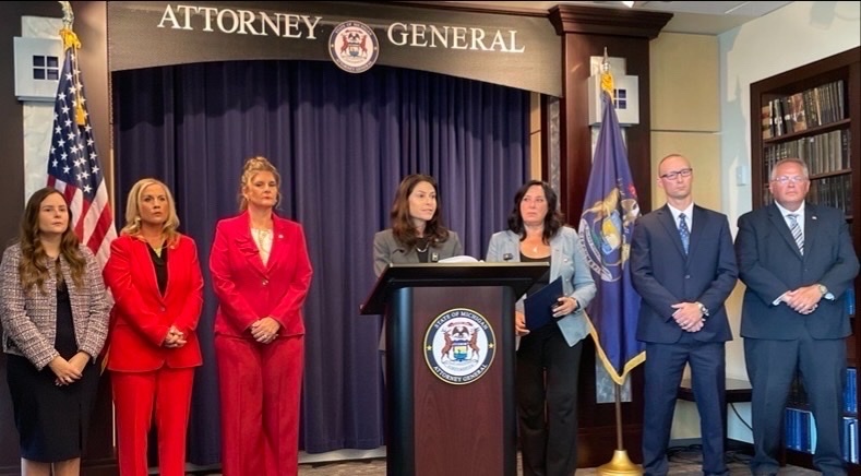 Attorney General Dana Nessel announces the launch of Operation Survivor Justice.