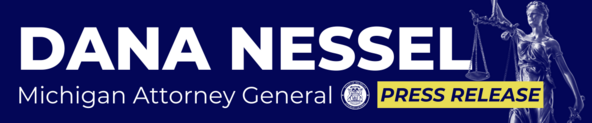 Michigan Department of Attorney General Press Release banner