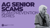 Senior Scams Presentation cover slide