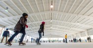 Open skating at Buhr Park Ice Arena