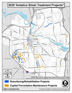 2020 Road Construction Map