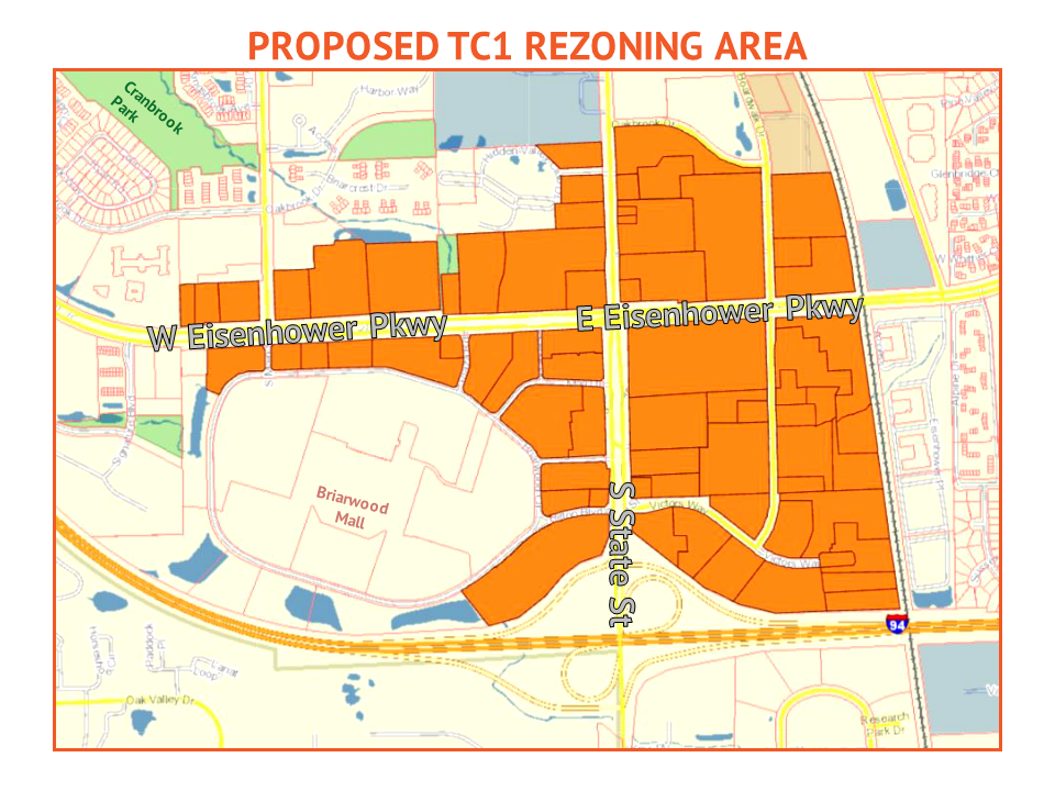 Proposed TC1 Rezoning Area