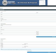 Everbridge Alert System Signup Screen