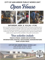 2022 Public Works Open House Flyer