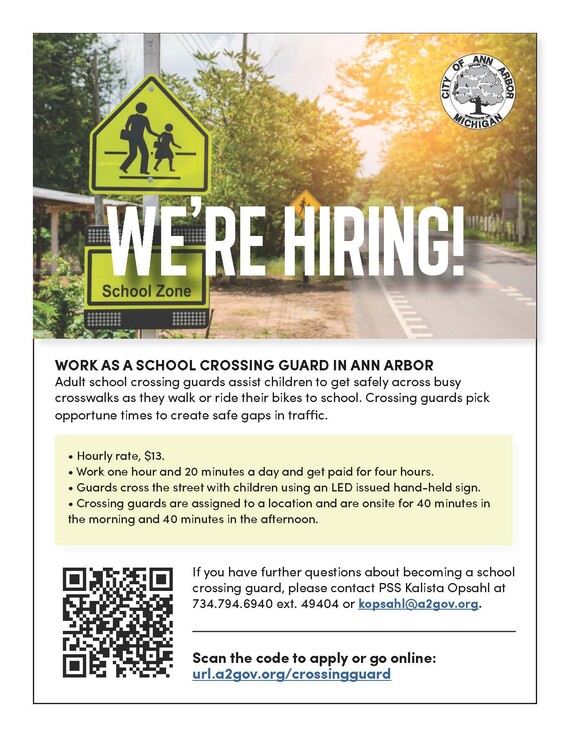 Crossing guard flyer 2023