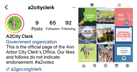 City Clerk Instagram