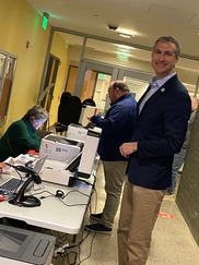 Early Voting Kickoff - Feb. 17, 2024, Mayor Christopher Taylor at Larcom City Hall
