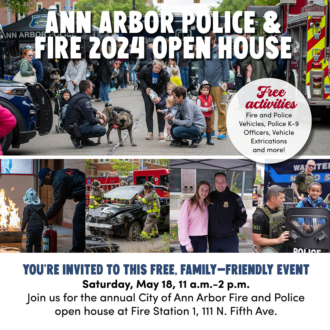 2024 Ann Arbor Police and Fire Departments Open House