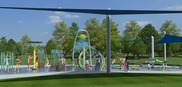 Bicentennial Park Splashpad Rendering