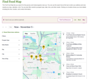 Food Gatherers Find Food Map Screenshot