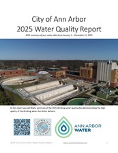 2025 Water Quality report report cover image