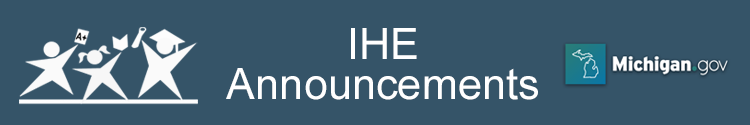 IHE Announcements Banner