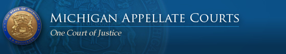 Michigan Appellate Courts Banner Image 