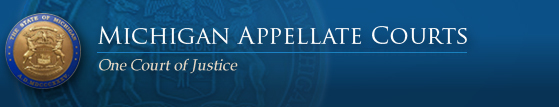 Michigan Appellate Courts Banner Header Image 