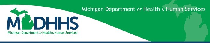 Michigan Department of Health & Human Services header