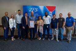 Ag Exporter of the Year awarded to ZFS by Director Tim Boring and Division Director Jamie Zmitko-Somers.