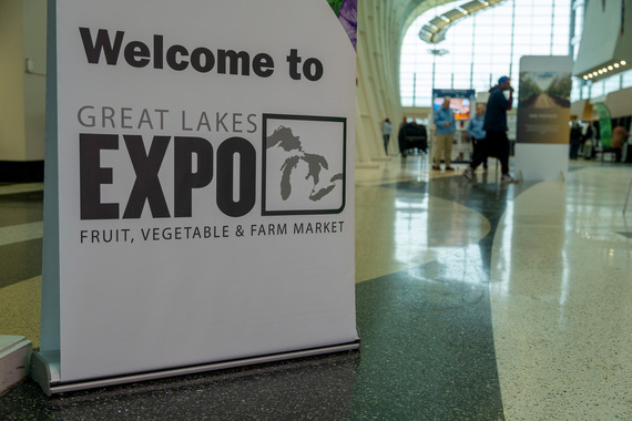 Photograph of a banner reading "Great Lakes Expo" at the 2025 edition of the eponymous event