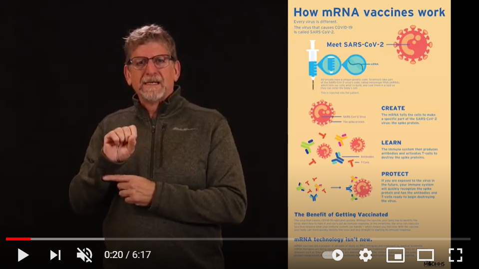 Jay explaining about how mRNA vaccines work