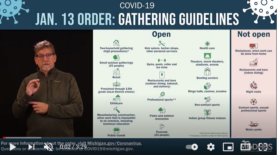 Jay explaining about gathering guidelines