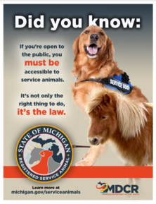 Service Animal Poster