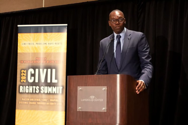 Lt. Governor Garlin Gilchrist addresses Civil Rights Summit 2022